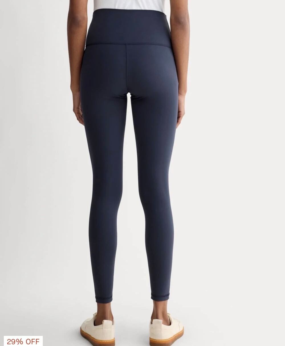 Everlane The Perform 24/7 black soft womens leggings sz XL